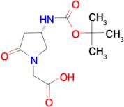 (S)-(4-N-Boc-Amino-2-oxo-pyrrolidin-1-yl)-acetic acid