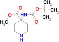 4-N-Boc-amino-piperidine-4-carboxylic acid methyl ester