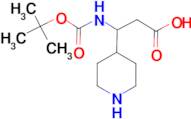 3-N-Boc-amino-3-(4')-piperidine-propionic acid
