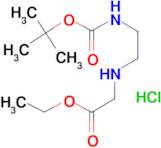 Ethyl N-[(2-Boc-amino)ethyl]glycinatehydrochloride
