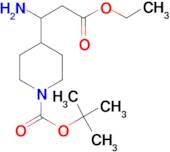 Ethyl 3-(1-Boc-piperidine-4-yl)-beta-DL-alaninatehydrochloride