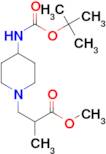 3-(4-Boc-amino-piperidin-1-yl)-2-methyl-propionic acid methyl ester