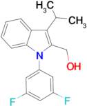 1-(3',5'-Difluorophenyl)-2-hydroxymethyl-3-isopropylindole
