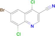 6-Bromo-4,8-dichloro-quinoline-3-carbonitrile
