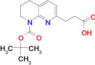 8-N-Boc-5,6,7,8-Tetrahydro-1,8-naphthyridin-2-propionic acid