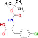 2-N-Boc-2-Aminomethyl-3-(4-chloro-phenyl)-propionic acid