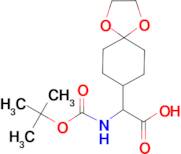 N-Boc-amino-(1,4-dioxa-spiro[4.5]dec-8-yl)-acetic acid