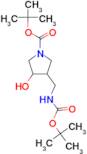 4-Boc-aminomethyl-3-hydroxy-1-N-Boc-pyrrolidine