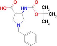 trans-4-Boc-Amino-1-Benzyl-pyrrolidine-3-carboxylic acid