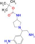 3-N-Boc-Amino-1-[2-amino-1-(3-amino-phenyl)-ethyl]-pyrrolidine