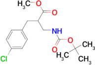 Methyl 2-N-Boc-2-aminomethyl-3-(4-chloro-phenyl)-propionate