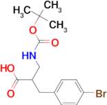 2-N-Boc-2-Aminomethyl-3-(4-bromo-phenyl)-propionic acid