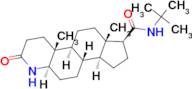 3-Oxo-4-aza-5-alpha-androstane-17-beta-N-t-butylcarboxamide
