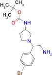 3-N-Boc-Amino-1-[2-amino-1-(4-bromo-phenyl)-ethyl]-pyrrolidine