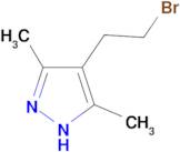 4-(2-Bromo-ethyl)-3,5-dimethyl-1H-pyrazole