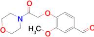 3-Methoxy-4-(2-morpholin-4-yl-2-oxo-ethoxy)-benzaldehyde