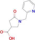 5-Oxo-1-(2-pyridinylmethyl)-3-pyrrolidinecarboxylic acid