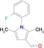 1-(2-Fluoro-phenyl)-2,5-dimethyl-1H-pyrrole-3-carbaldehyde