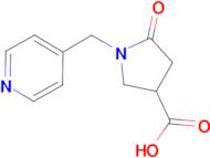 5-Oxo-1-(4-pyridinylmethyl)-3-pyrrolidinecarboxylic acid