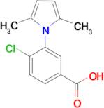 4-Chloro-3-(2,5-dimethyl-1H-pyrrol-1-yl)benzoic acid