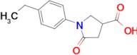 1-(4-Ethylphenyl)-2-oxopyrrolidine-4-carboxylic acid