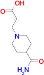 3-[4-(Aminocarbonyl)-1-piperidinyl]propanoic acid