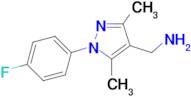 C-[1-(4-Fluoro-phenyl)-3,5-dimethyl-1H-pyrazol-4-yl]-methylamine