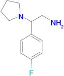 2-(4-Fluoro-phenyl)-2-pyrrolidin-1-yl-ethylamine