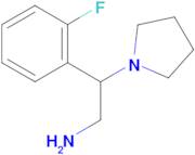 2-(2-Fluoro-phenyl)-2-pyrrolidin-1-yl-ethylamine