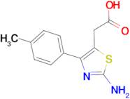 (2-Amino-4-(4-methylphenyl)-1,3-thiazol-5-yl)acetic acid