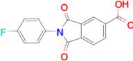 2-(4-Fluorophenyl)-1,3-dioxoisoindoline-5-carboxylic acid