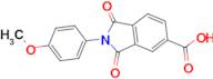 2-(4-Methoxy-phenyl)-1,3-dioxo-2,3-dihydro-1H-isoindole-5-carboxylic acid