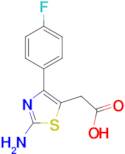 (2-Amino-4-(4-fluorophenyl)-1,3-thiazol-5-yl)acetic acid