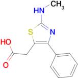 2-[2-(Methylamino)-4-phenyl-1,3-thiazol-5-yl]acetic acid