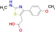 2-[4-(4-Methoxyphenyl)-2-(methylamino)-1,3-thiazol-5-yl]acetic acid