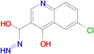 6-Chloro-4-hydroxyquinoline-3-carbohydrazide