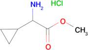 Methyl 2-amino-2-cyclopropaneacetate hydrochloride