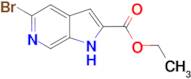 Ethyl 5-Bromo-1H-pyrrolo-[2,3-c]-pyridine-2-carboxylate