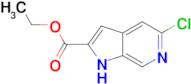 Ethyl 5-Chloro-1H-pyrrolo-[2,3-c]-pyridine-2-carboxylate