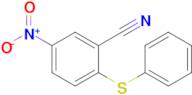 5-Nitro-(2-phenylthio)benzonitirle