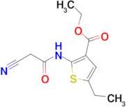Ethyl [(2-Cyanoacetyl)amino-5-ethylthiophene-3-carboxylate