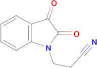 3-(2,3-Dioxo-2,3-dihydro-1H-indol-1-yl)propanenitrile