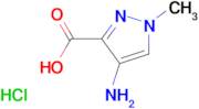 4-Amino-1-methyl-1H-pyrazole-3-carboxylic acid hydrochloride