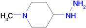 4-Hydrazino-1-methylpiperidine