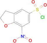 7-Nitro-2,3-dihydro-1-benzofuran-5-sulfonylchloride