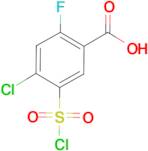 4-Chloro-5-(chlorosulfonyl)-2-fluorobenzoic acid