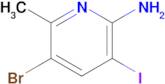 2-Amino-5-bromo-3-iodo-6-methylpyridine