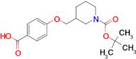 4-([1-(tert-Butoxycarbonyl)piperidin-3-yl]methoxy)benzoic acid