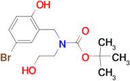 tert-butyl (5-Bromo-2-hydroxybenzyl)(2-hydroxyethyl)carbamate