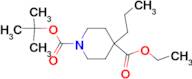 1-tert-butyl 4-Ethyl 4-propylpiperidine-1,4-dicarboxylate